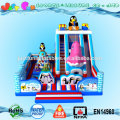 EN14960 penguin inflatable fun city for kids,giant inflatable jumping castle fun city